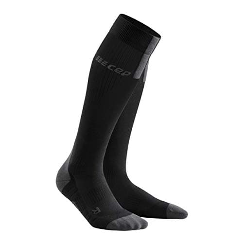 Image of CEP - RUN SOCKS 3.0 for women | Compression sock with millimetre-precise pressure in black/grey, size II