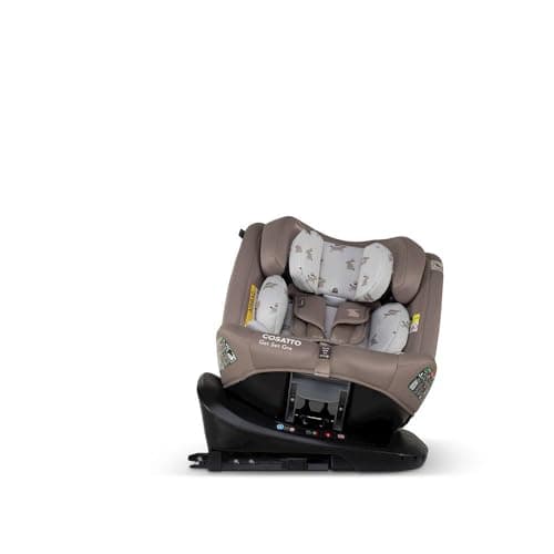 Image of Cosatto Get Set Grow iSize Car Seat - 360 Rotating Swivel Spin - Group 0+123, 0-36 kg, 0-12years, ISOFIX, Top Tether, Extended Rear Facing, Exclusive Anti Escape System Included (Lollop)