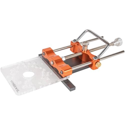 Image of O’Skool Router Guide Rail Adapter with Quick-Adjust System for Arc Cutting & Multi-Router Compatible Base, Fits Cable, Ryobi, Bosch, Makita, Dewalt, Skil