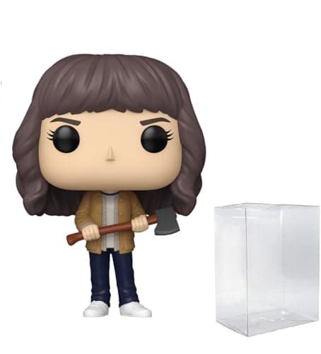 Image of POP TV: Stranger Things - Joyce Byers with Axe Exclusive #1801 (Season 5) Funko Vinyl Figure (Bundled with Compatible Box Protector Case), 3.75 inches