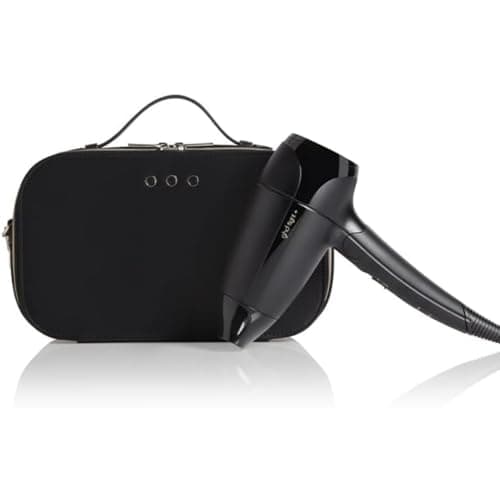 Image of ghd Flight+ Travel Hair Dryer - Compact, Lightweight, Dual Voltage, Powerful Drying with Luxurious Travel Case (Black)