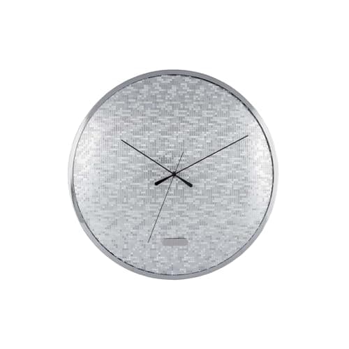 Image of Karlsson 'DISCO' wall clock - SILVER (KA6005SI) - 40cm