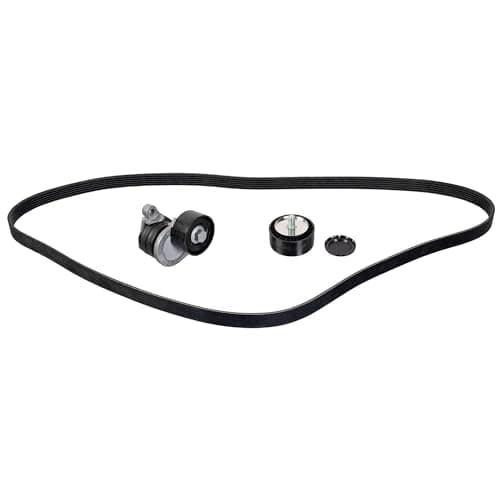 Image of FEBI BILSTEIN V-Ribbed Belt Set Suitable for Mercedes Benz C-Class