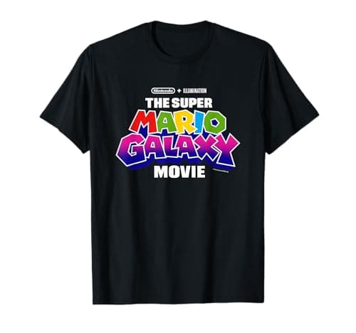 Image of The Super Mario Galaxy Movie Logo T-Shirt