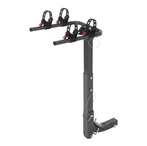 Image of Bike Rack for Car Hitch Mount with Adjustable Bracket for 2 Bike Car Boot Mounted Bicycle Carrier Bike Carrier