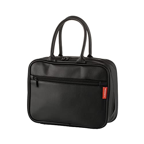 Image of Typhoon PURE Lunch Bag | Vegan Leather and 2mm Food Safe Insulation | Keep Food Cool On the Go | Black, 85mm x 290mm x 210mm