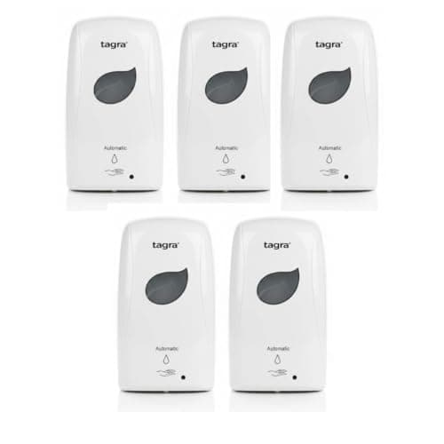 Image of Automatic Touchless Soap Dispenser – 1000ml Large Capacity, Battery Operated Wall-Mounted Sensor Pump for Hand Sanitiser, Alcohol Gel & Liquid Soap (White) (5)