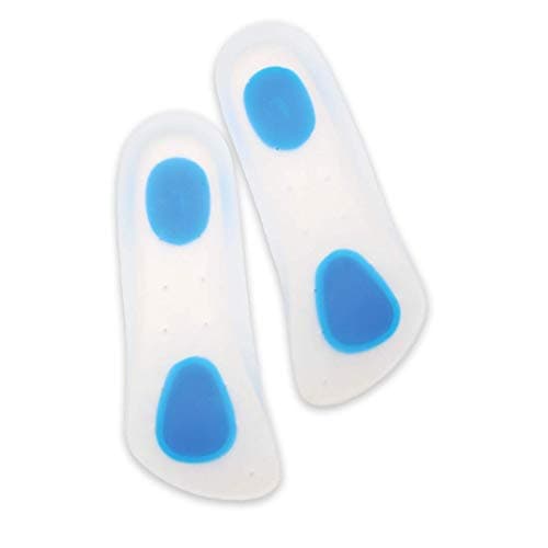 Image of PediGel® - Medically Approved 3/4 Length Silicone Insole Ideal for Heel Spurs, Foot Fatigue, Diabetic Feet and Plantar Fasciitis - Pair (Large Shoe Size UK 10-12)