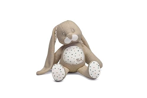Image of Trudi Beige Rabbit Teddy bear plush baby newborn 0+ | 12x9x30cm size S baby collection | model 28145