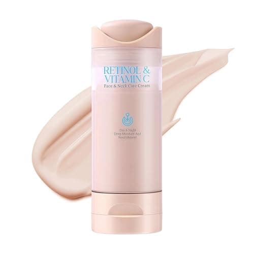Image of Retinol & Vitamin C Tinted Moisturiser For Older Women, Day & Night Cream For Mature Skin - Moisturiser Reduce Wrinkles & Dullness For A Youthful Glow, 30g