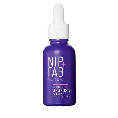Image of NIP + FAB Retinol Fix Booster Extreme – 0.3% Stabilised Retinol Facial Treatment with Aloe Vera for Fine Lines, Wrinkles and Pore Refining, Resurfacing Serum for Smooth Radiant Skin, Vegan, 30ml