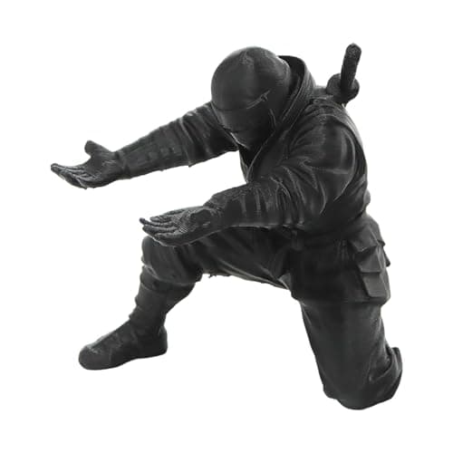 Image of Ninja Pen Holder, 3D Printed Ninja Desk Pencil Organizer Stand, Funny Ornament for Office Home Classroom, Creative Stationery Gift