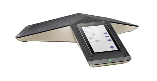 Image of Poly Trio C60 IP Teams PoE Conference Speakerphone - Any Meeting Space, 5" Touch Display, Signature Audio, USB, WIFI, Bluetooth, RJ-45, Certified for Teams, Compatible with Zoom & More (Renewed)