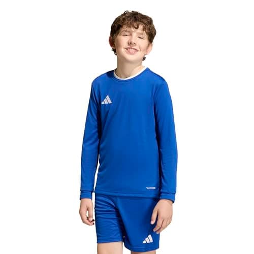 Image of adidas Unisex Kids Entrada26 Long Sleeve Jersey Kids Shirt, Team Royal Blue/White, 11-12 Years