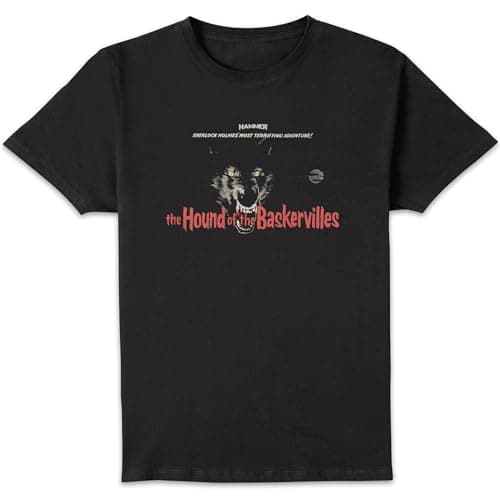Image of Hammer Horror Hound of The Baskervilles Men's T-Shirt - Black 3XL