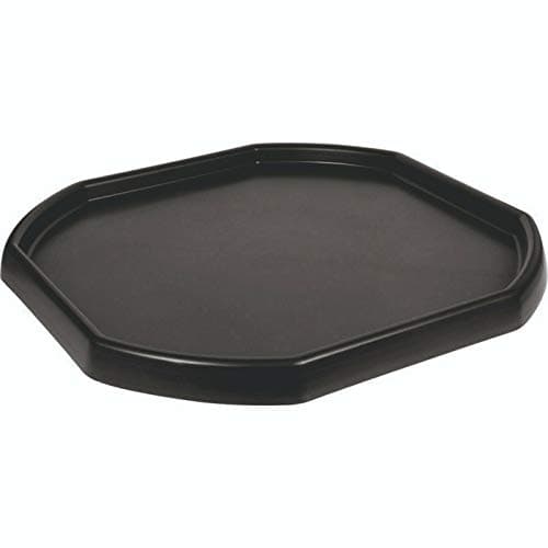 Image of Small Mixing Tray 70cm x 70cm Octagonal Sand Pit Tray concrete and Mortar Mixing Tray Kids Messy Activities Plastic Tuff Spot Board Water Sand Activities Sand Plastering (Set Of 1, Black)