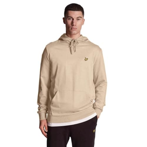 Image of Lyle & Scott Mens Fly Fleece Hoody - Sand Dune - L