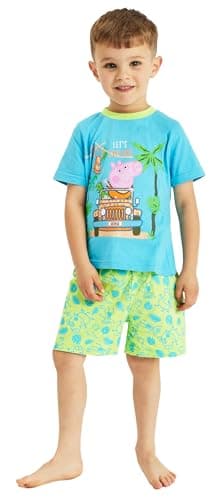 Image of Boys George Pig Short Pyjamas Nightwear (George Pig - Shorty, 3-4 Years)
