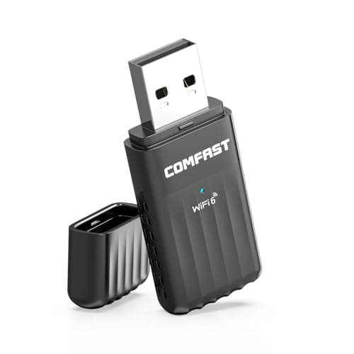 Image of COMFAST WiFi Dongle for PC, WiFi 6 Adapter Bluetooth 5.3 WiFi Adapter Dual Band 5G/2.4G AX900M USB Wireless Dongle for Desktop Laptop, Supports Windows 11/10, MU-MIMO, WPA3, Mini Size