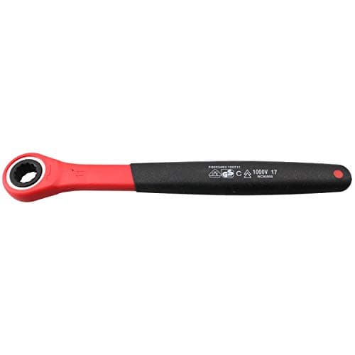 Image of AB Tools 11mm Metric VDE Insulated Ratchet Ring Spanner for Hybrid Electric Vehicles