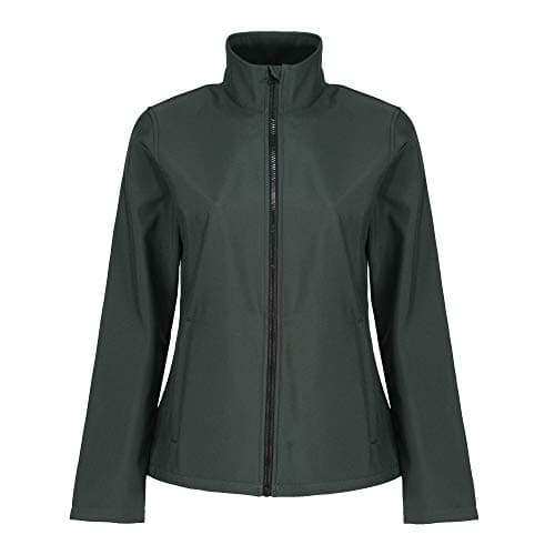 Image of Regatta Professional Womens Ablaze Printable Softshell Jacket, Dark Spruce/Black, 20 EU