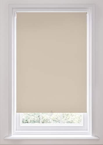 Image of Swish CORDLESS Thermal BLACKOUT Roller Blind, Child and Pet Safe Roller blind, 60cm, Almond Milk