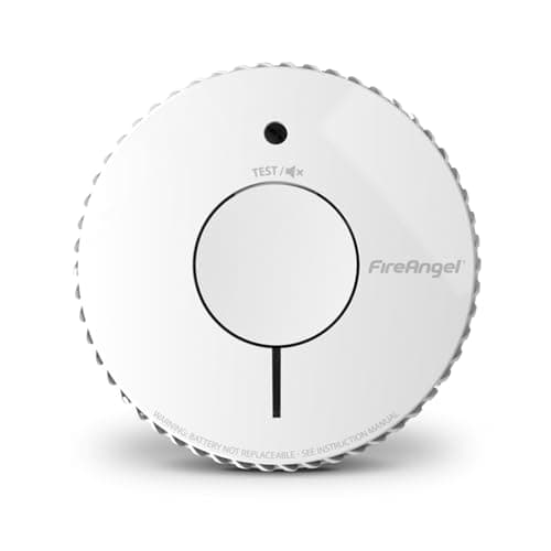 Image of FireAngel Optical Smoke Alarm - FA6620 10-Year Battery Smoke Alarms for Home with Test/Silence Button - Replacement for FireAngel ST-622/ST-620 - Early Smoke Detector Fire Alarm - White