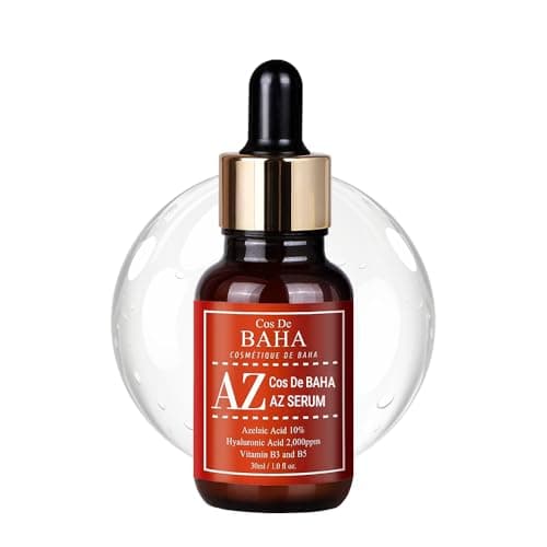 Image of Azelaic Acid 10% Facial Serum with Niacinamide - Fast Rosacea Skin Care Product + Reduce Cystic Acne Scar + Redness Relief Face + Pimple Pigmentation Blackhead, 1 Fl Oz (30ml)
