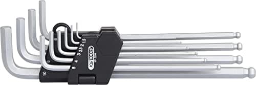 Image of KS Tools 151.3200 1.5-10mm Classic Key Wrench Set Hex/Ball Ended (9 Pieces)