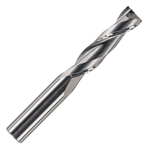 Image of Rennie Tools - 16mm Shank Solid Carbide 2 Flute Up Cut Router Bit 16mm Cutting Diameter x 52mm Flute. CNC Router Cutter / Spiral Flute Cutter End Mill For Routing Soft Wood Hard Wood MDF PVC Plywood
