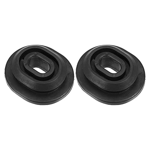 Image of X AUTOHAUX Car Radiator Mount Bushing 1K0121367F for Audi Black (Set of 2)