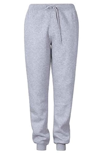 Image of UrbanFit Men's Slim Fit Fleece Plain Zipper Pockets Sweatpants Warm Tight Tracksuit,Men's Jogger Bottoms, Bottoms for Men,Gym Sports Joggers (Light Grey, S)