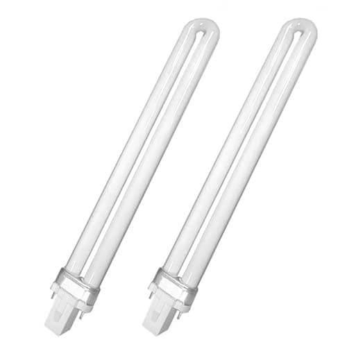Image of 11W 2-Pin Compact Fluorescent Lamp,2Pin Stick Fluorescent Light Bulb,2U Double Turn Tube Energy Saving Lamp,CFL Energy Saving Twin Tube Bulb,Non-Dimmable,Suitable for Corridor（ Warm White 2700K 900LM)