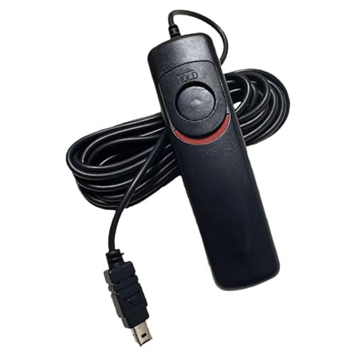 Image of Professional 5M Camera Shutter Remote Control Wire for D3200 D7100 Z7II Z6II Versions Long Exposure Camera Cable