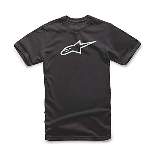 Image of Alpinestars Men's Ageless Classic Tee Short Sleeve T-Shirt, Black (Black/White), Small