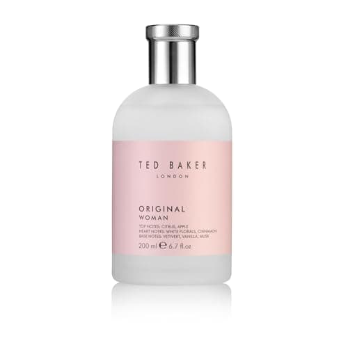Image of Ted Baker Woman Pink Eau de Toilette for Women Floral Green Fragrance with Fresh Peach, Freesia, Jasmine, Warm Musk & Vanilla, Perfume Spray for Women 6.7 fl oz / 200ml