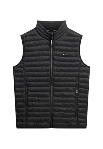 Image of Superdry, FUJI LITE GILET JACKET, M5012056A, Jet Black, XL, MEN