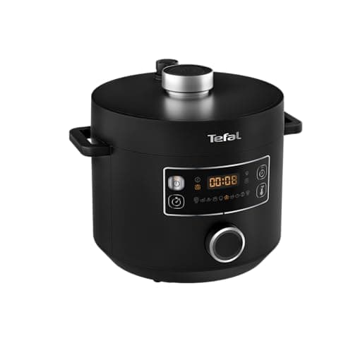 Image of Tefal CY7548 Turbo Cuisine Multicooker | Electric Pressure Cooker | 5 Litre Capacity | 10 Cooking Programs | Patented Kitchen Bowl | Easy to Use | Recipe Book | Black
