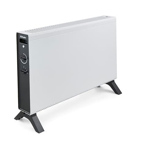 Image of Dimplex HeatLite Convector Heater, 2kW Electric Portable Heater with 3 Heat Settings, Adjustable Thermostat, Silent Operation & Safety Features – Ideal for Rooms up to 20m² - White