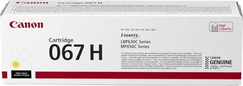 Image of Canon 067H Toner Cartridge 1 Piece(s) Original Yellow