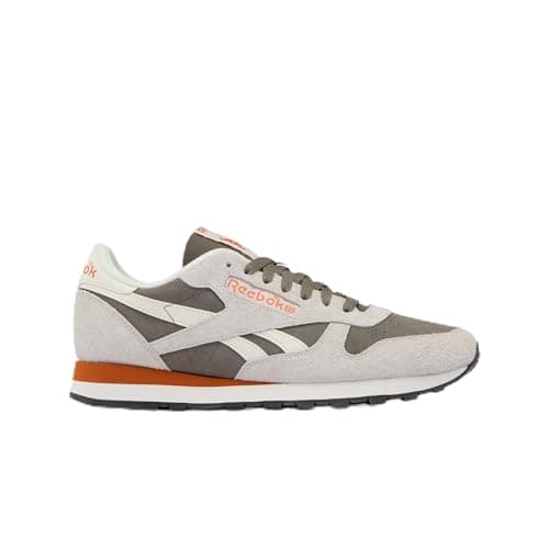Image of Reebok Unisex Classic Leather Trainers, STILLGREY/SOFTGREY/Chalk, 41 EU