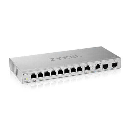 Image of Zyxel Multi-Gig 12-Port Web Managed Switch met 2-Port 2.5G/2-Port 10G SFP+ Desktop/Wallmount [XGS1210-12]