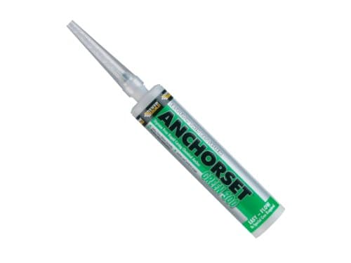 Image of Everbuild Anchorset Green 300 Styrene Free Rapid Curing Anchor Fixing Resin, 300ml