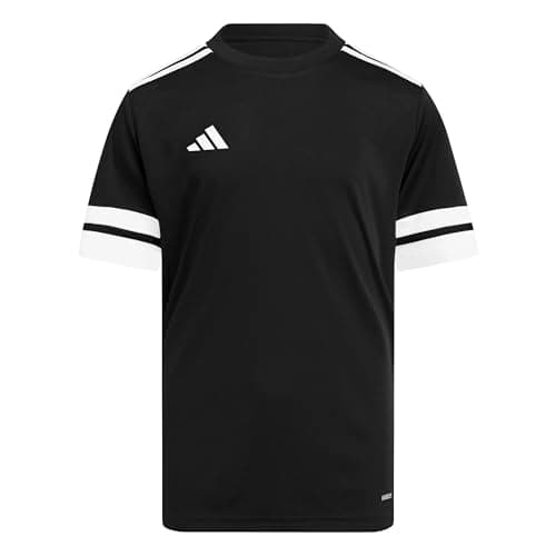 Image of adidas Unisex Kids SQUADRA25 Jersey Short Sleeve Kids, Black/White, 11-12 Years