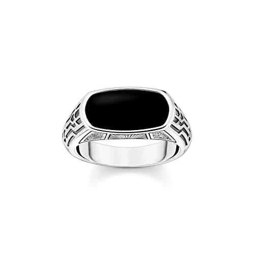 Image of Thomas Sabo Ring life path black 925 Sterling Silver, Blackened