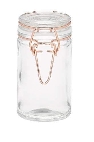 Image of Tala Copper Wire 60ml Clip Top Spice Jar, Decorative Copper Wire Effect with Airtight Silicone Seal, Strong and Durable Wire Clip, Pack of 12