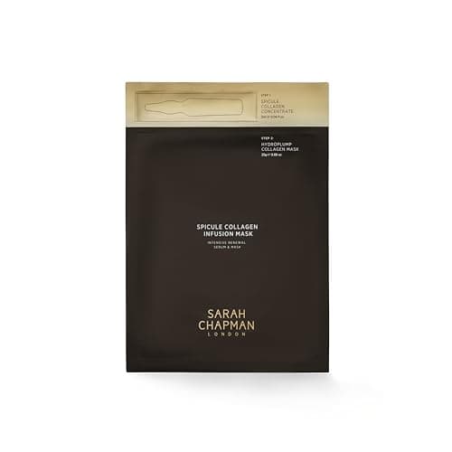 Image of Sarah Chapman Spicule Collagen Infusion Mask – 2-Step Microneedling Facial, HydroPlump Collagen, Firming & Radiance Boost – Single Mask