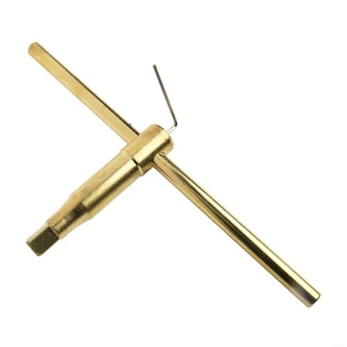 Image of Lathe Chuck Spanner, 10mm 12mm 14mm T-Shape Chuck Wrench 40CR Quenching Chuck Handle Tool for Lathe Chuck Key Drill Chuck(14mm)