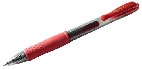 Image of Pilot G207 Retractable Gel Rollerball 0.7 mm Tip (Single Pen) - Red