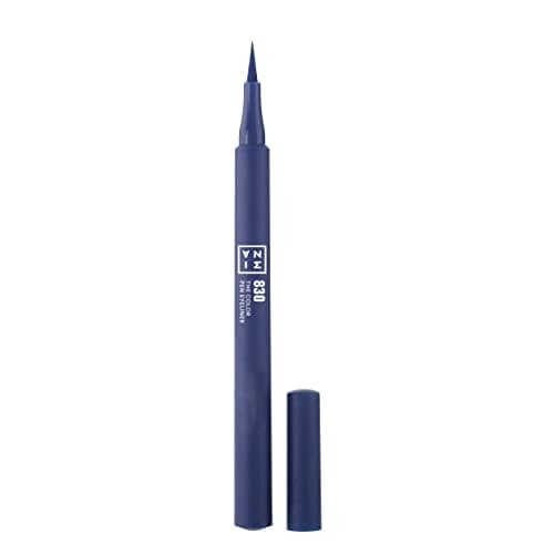 Image of 3INA MAKEUP - The Color Pen Eyeliner 830 - Navy blue Liquid Eyeliner - 10h Longwear Smudge-proof for Sensitive Eyes - Ultra Precise Felt Tip Matte Liner - Bold Pigmentation - Vegan - Cruelty Free